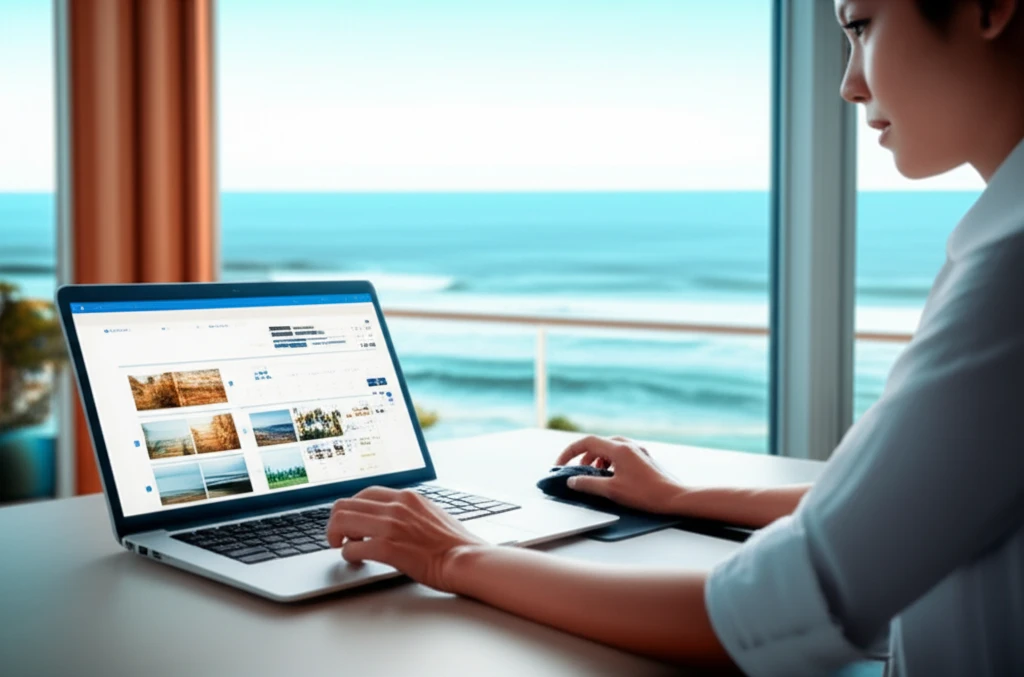 여수 오션뷰 호텔 예약 성공을 상징하는 이미지