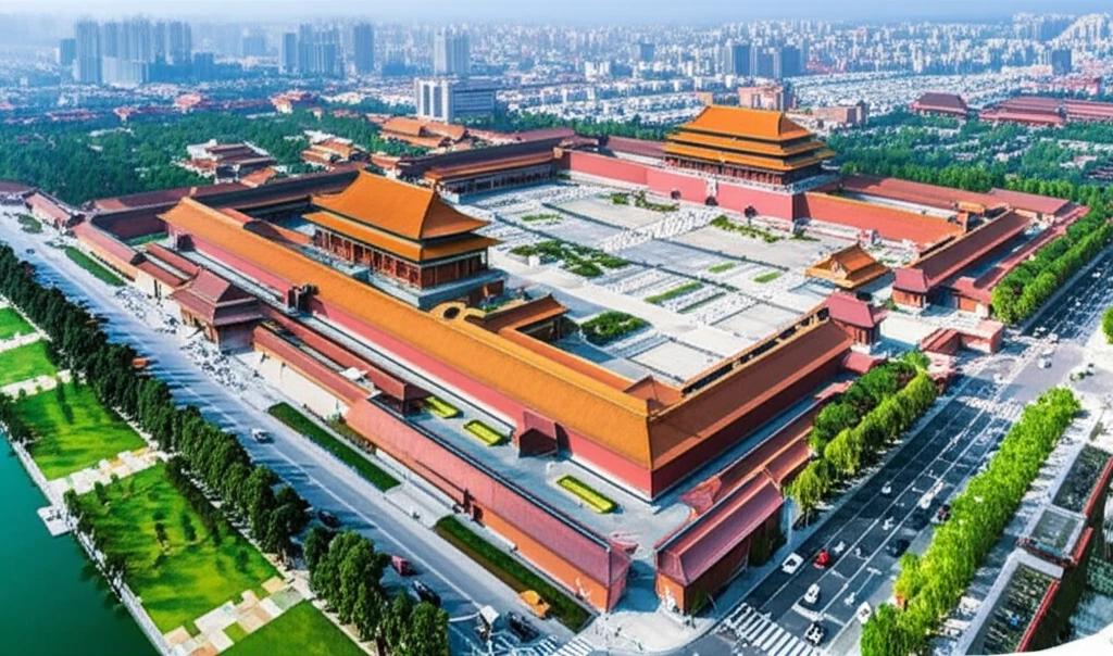 자금성 아침 풍경